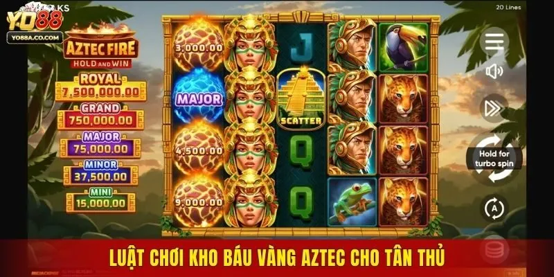 Luật chơi kho báu vàng AZTEC cho tân thủ