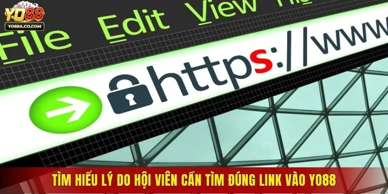 Tìm hiểu lý do hội viên cần tìm đúng link vào Yo88